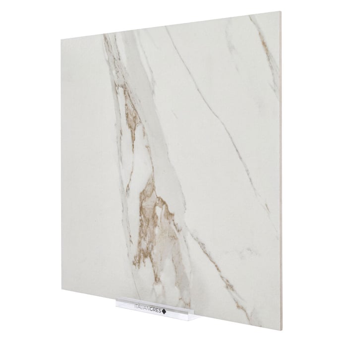 Glossy marble cream melange