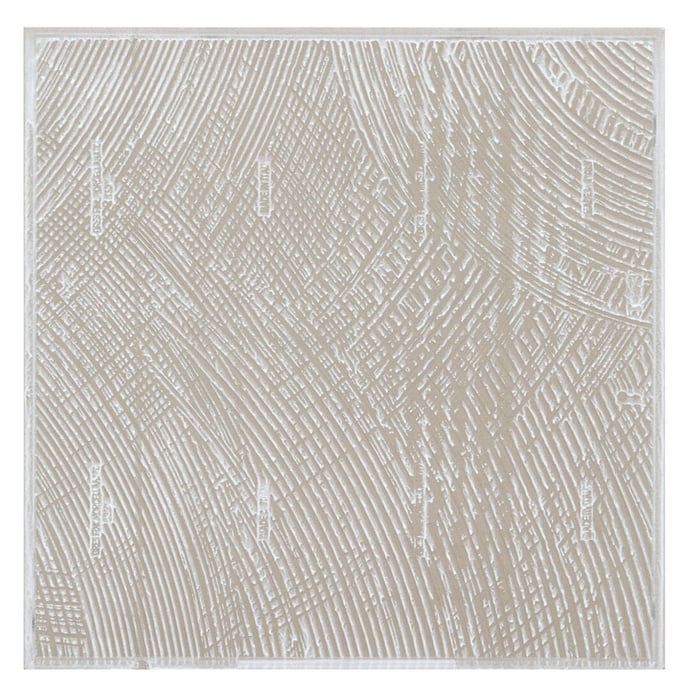 Glossy marble cream melange