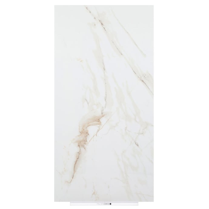 Glossy marble cream melange