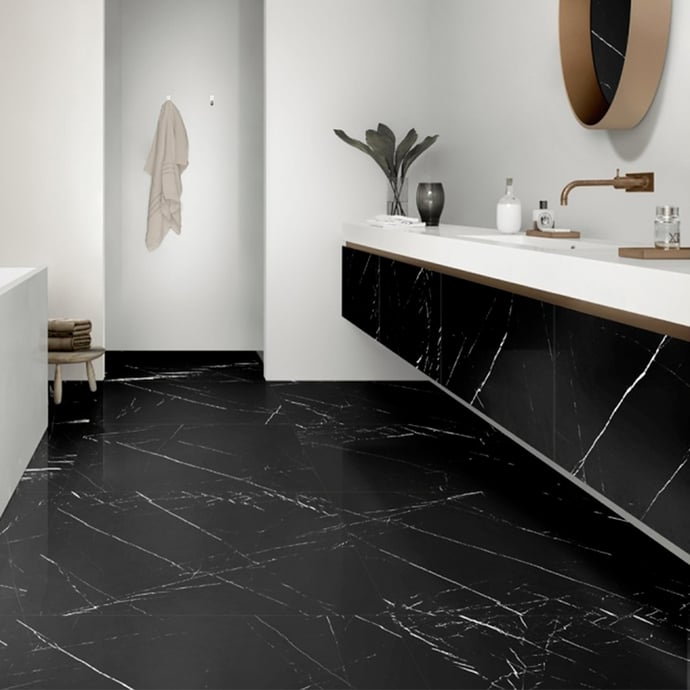 Glänzender marmor cremefarbiges melange