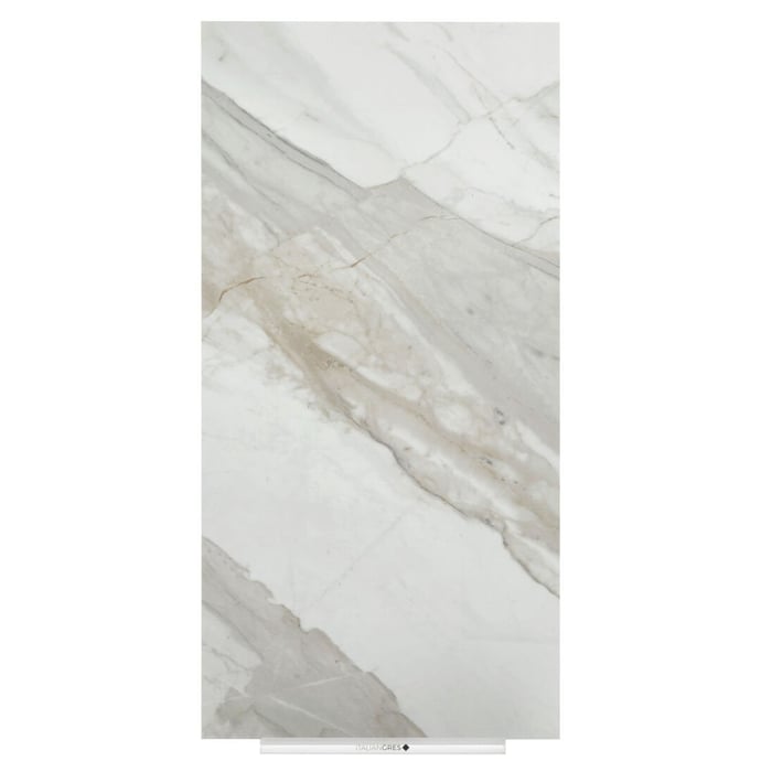 Marmo Calacatta lucido grigio e oro