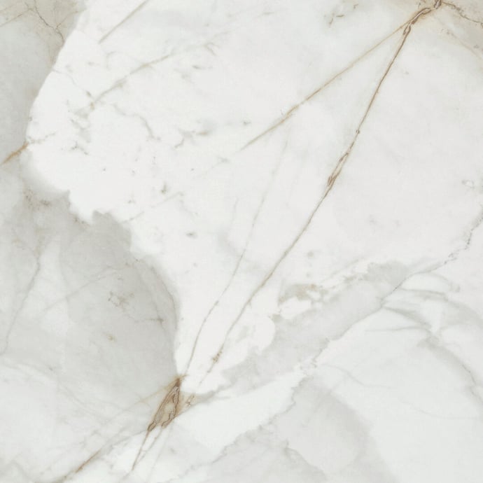 Glossy Calacatta marble grey and gold