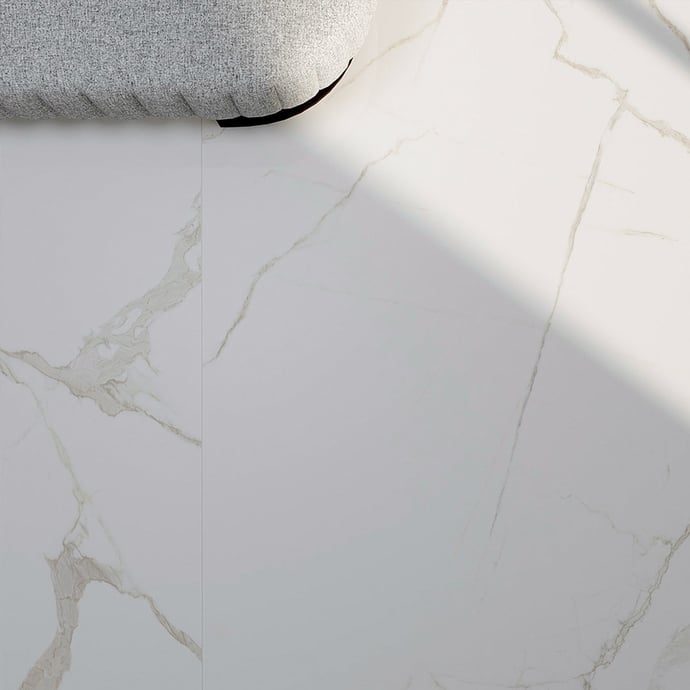 Glossy marble cream melange