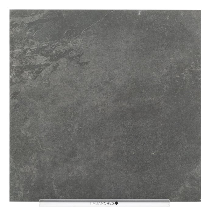 Technical effect floor tiles noir
