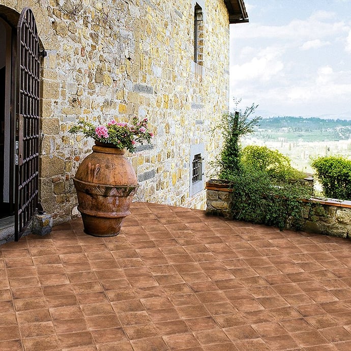 Gres effetto terracotta cotto