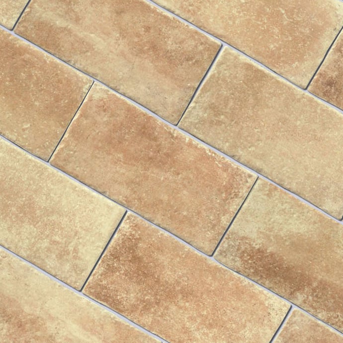 Effekt-Tonerde Feinsteinzeug Beige Gesandstrahlt