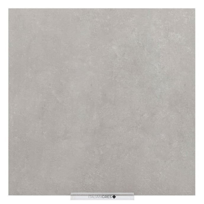 Concrete effect porcelain stoneware taupe