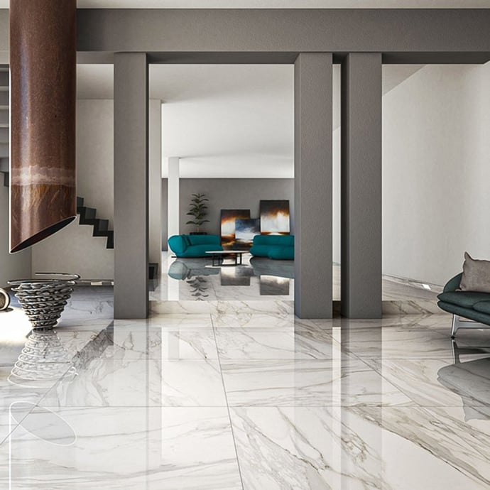 Glossy marble Gold