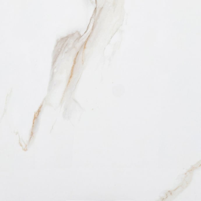 Calacatta semi polished marble