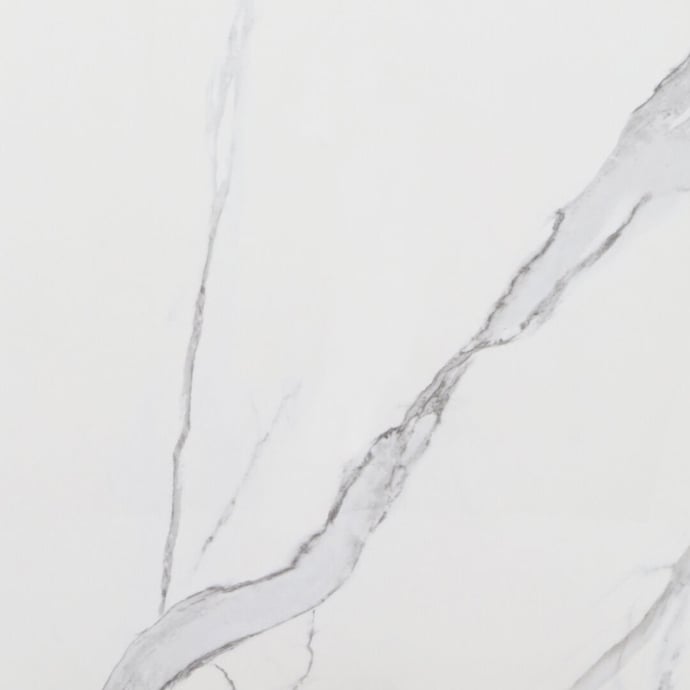 Statuario semi polished marble