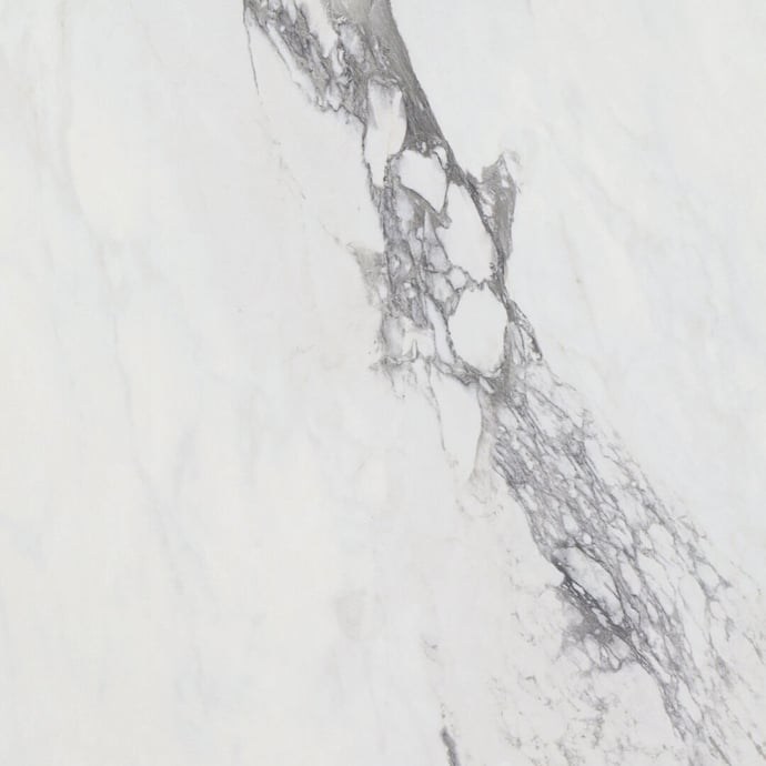 Dark grey vein semi polished marble