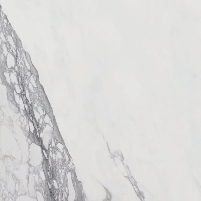 Dark grey vein semi polished marble