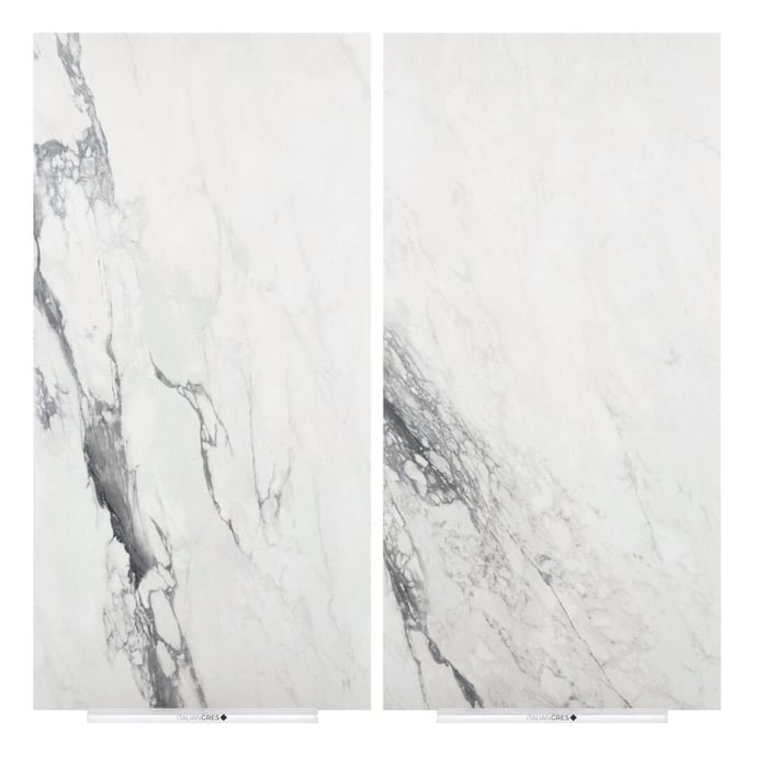 Dark grey vein semi polished marble