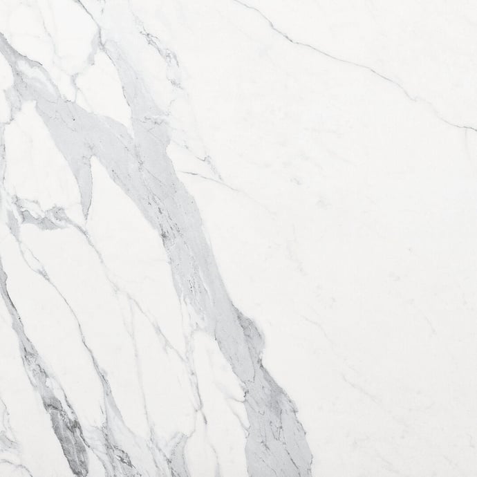 Matt Statuario marble with diagonal grey lines