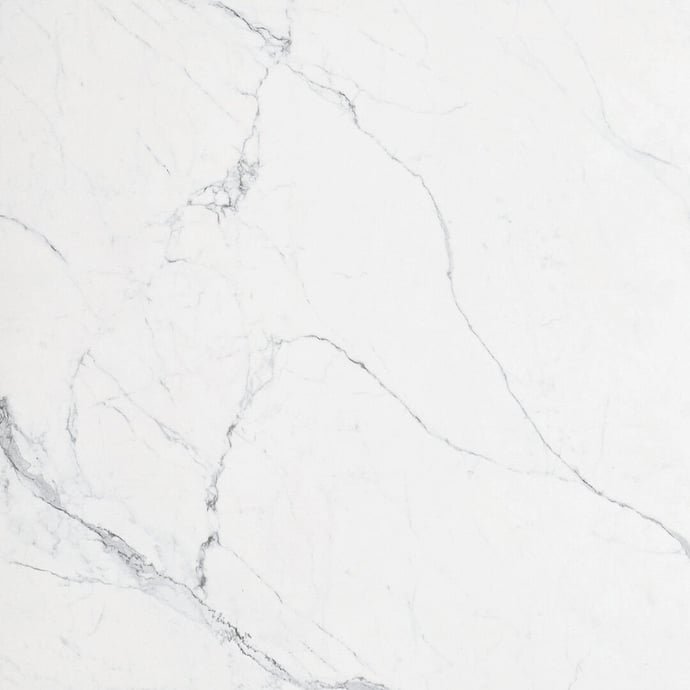 Matt Statuario marble with diagonal grey lines