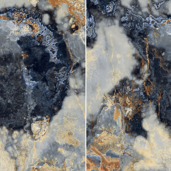 Blauer Onyx-Alabaster