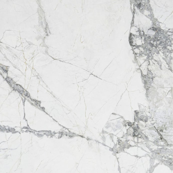 White and grey marble