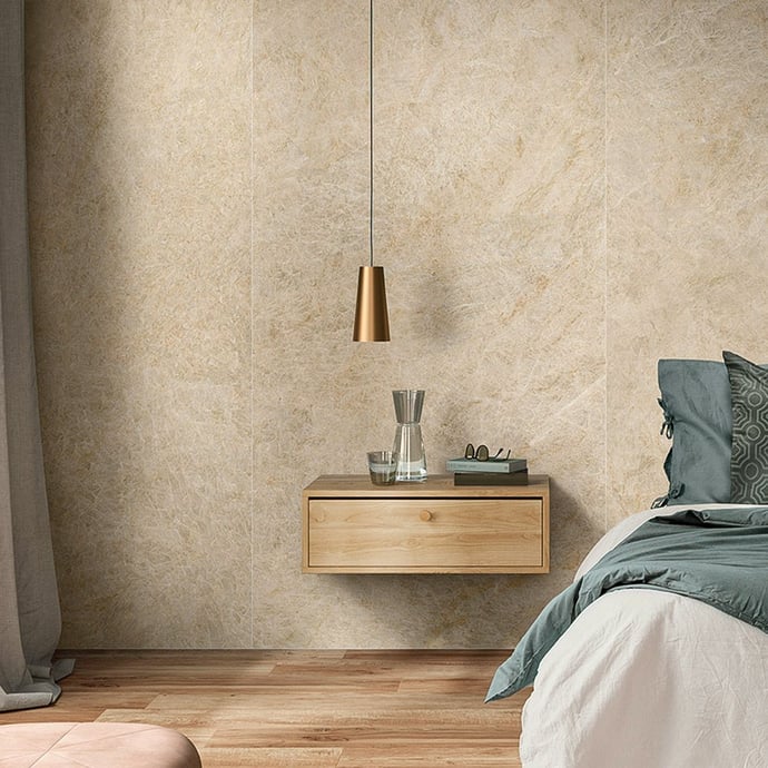 Matt Royal beige marble slabs