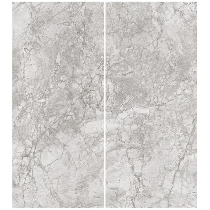 Glossy Royal silver marble slabs