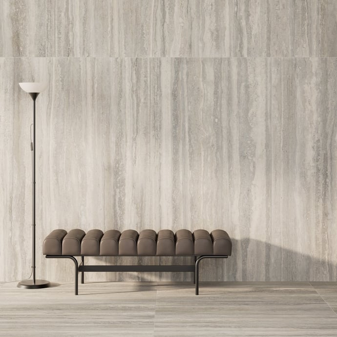 Travertino Romano Silver
