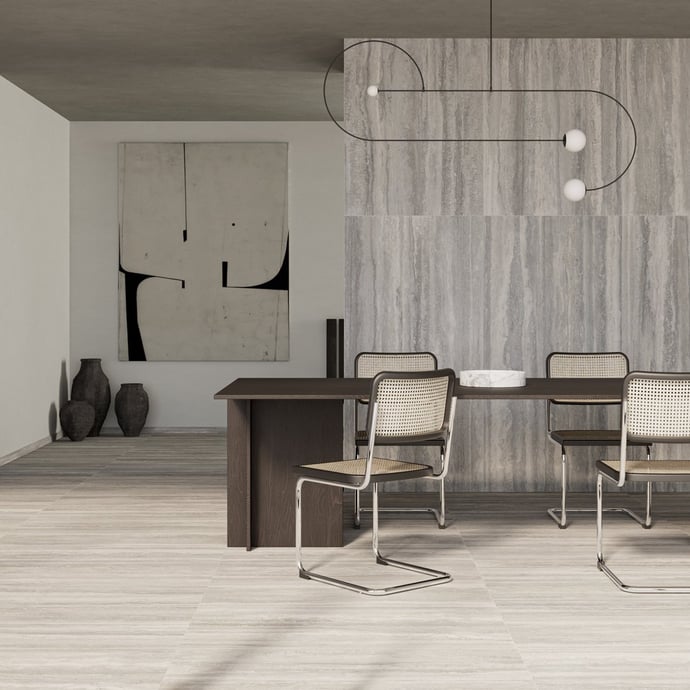 Travertino Romano Silver