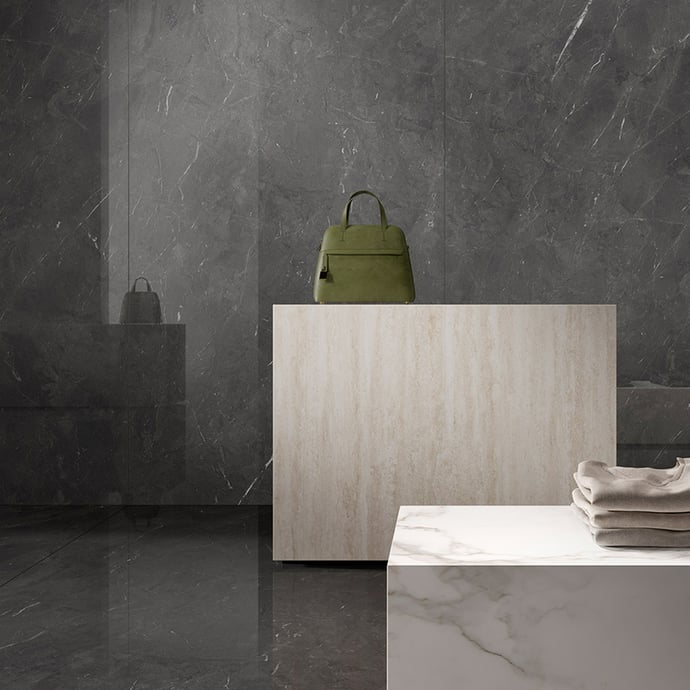 Glossy Royal dark marble