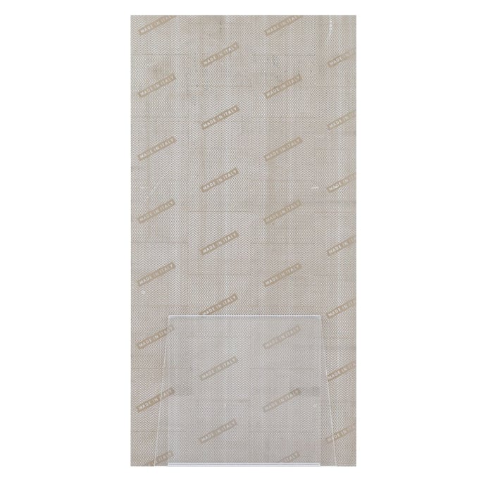 White semi polished marble