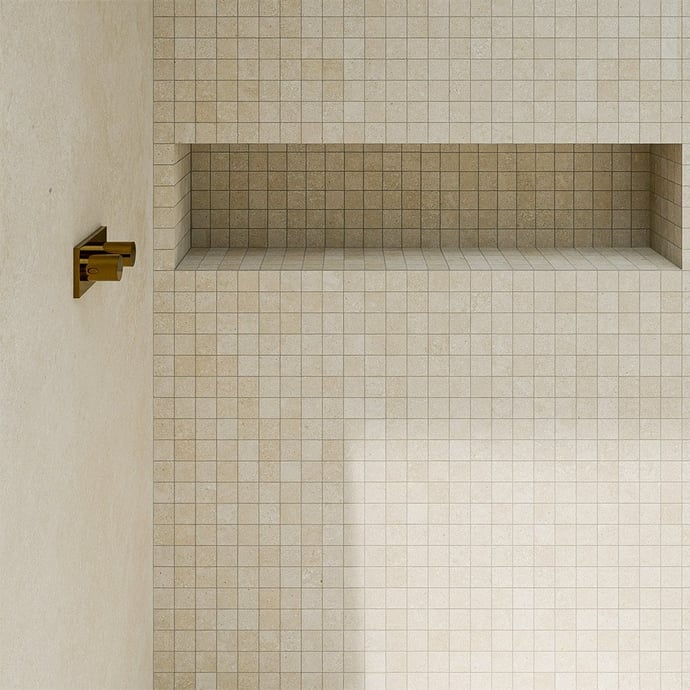 Limestone Beige Mosaic