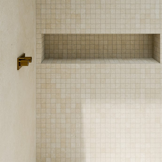 Limestone Beige Mosaic