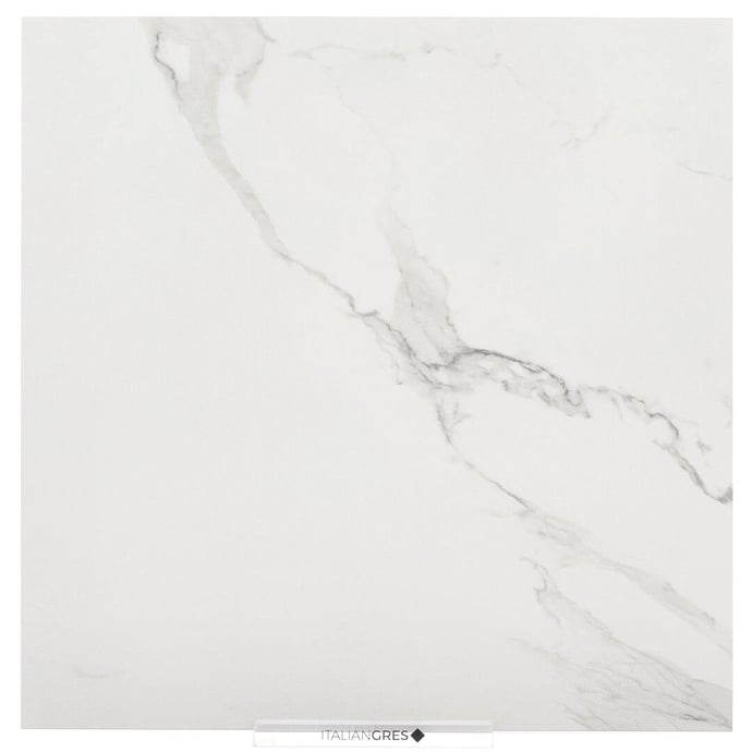 Statuary marble with gray veins