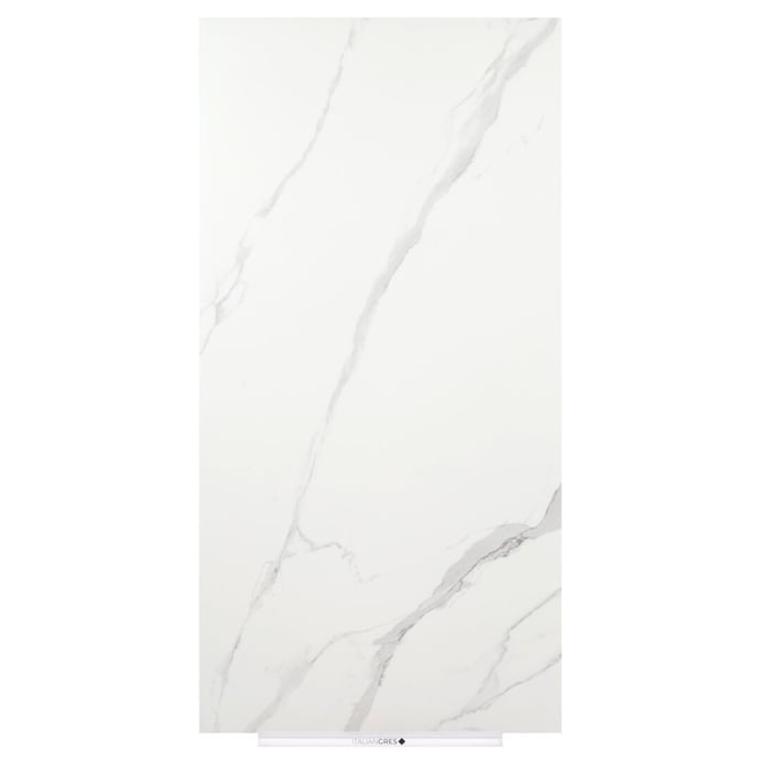 Statuary marble with gray veins