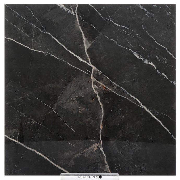 Noir Calacatta glänzender Marmor