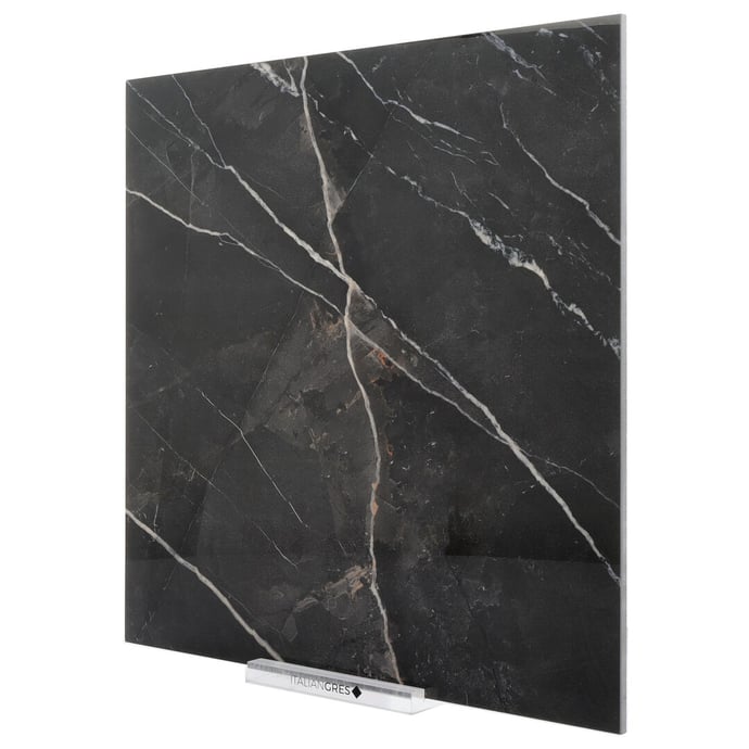 Noir Calacatta glänzender Marmor