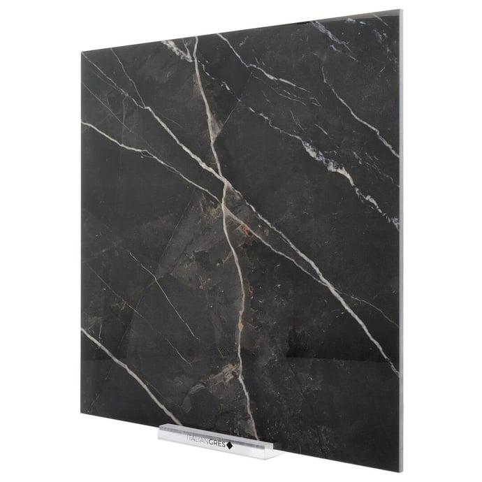 Noir Calacatta glänzender Marmor