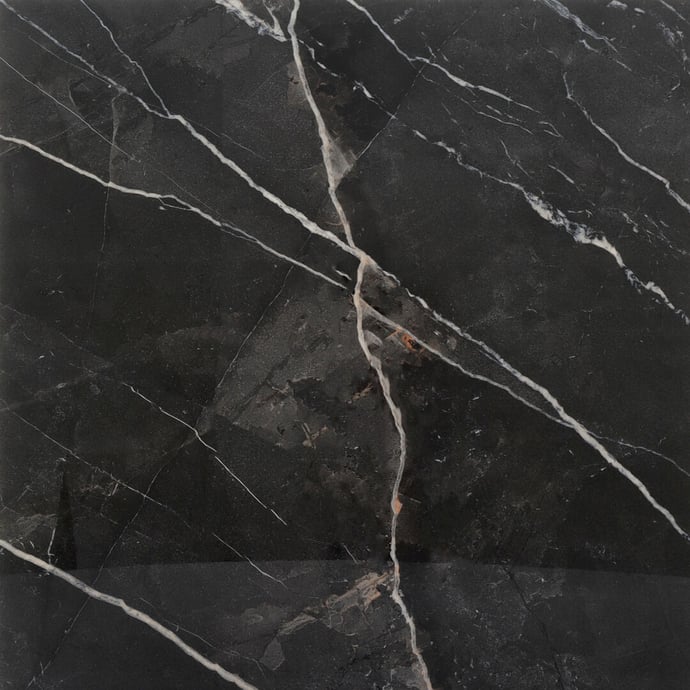 Noir Calacatta glänzender Marmor