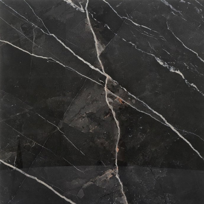 Noir Calacatta glänzender Marmor