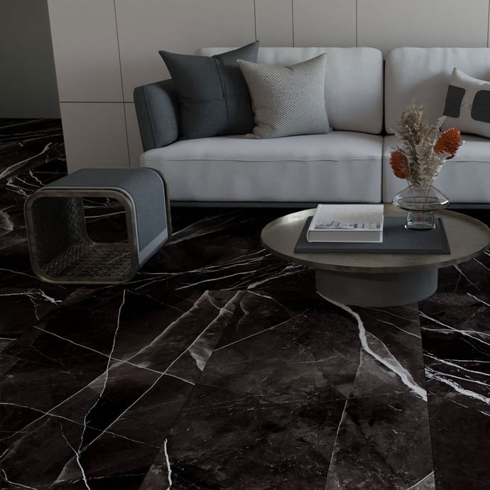 Noir Calacatta matt Marmor