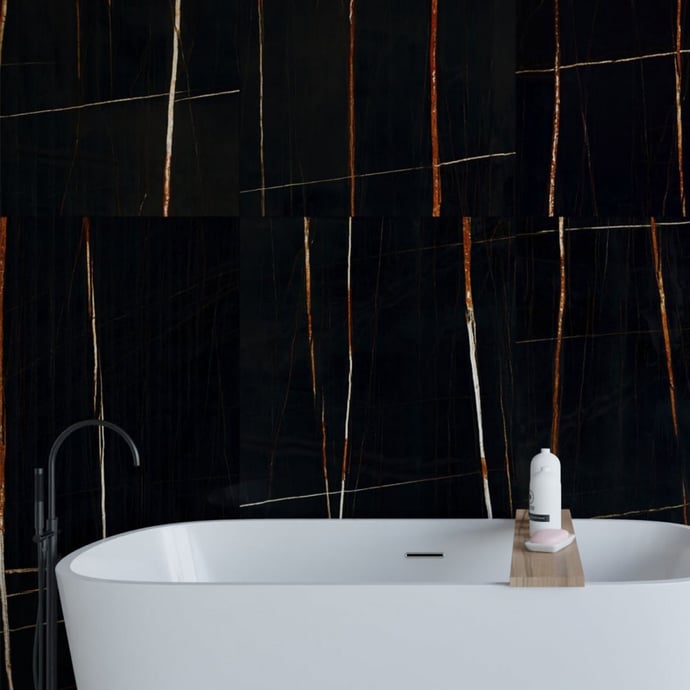Marbre brillant Sahara Noir