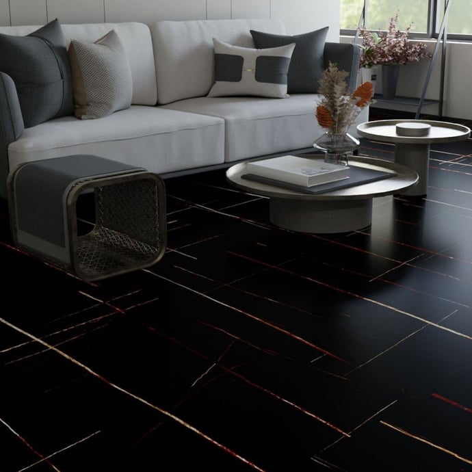 Sahara Noir matt marble