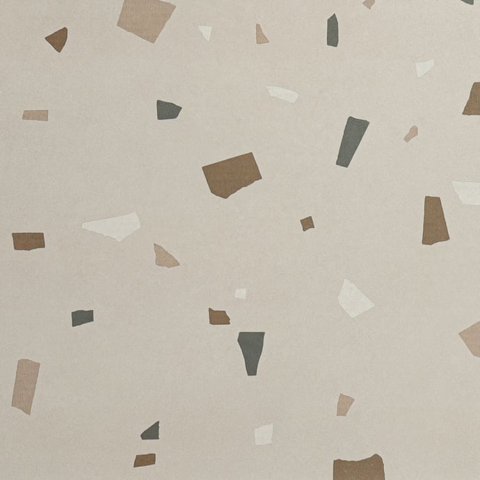 Taubenfarbener venezianischer geometrischer Terrazzo
