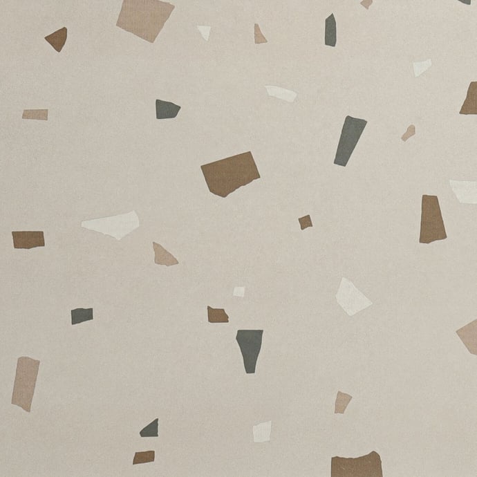 Taubenfarbener venezianischer geometrischer Terrazzo