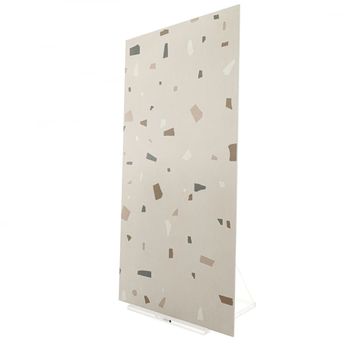 Taubenfarbener venezianischer geometrischer Terrazzo