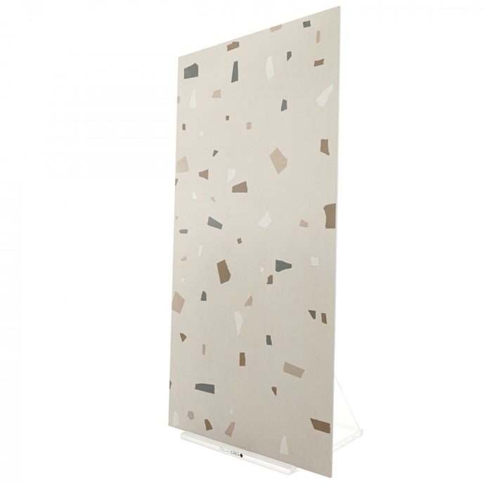 Taubenfarbener venezianischer geometrischer Terrazzo