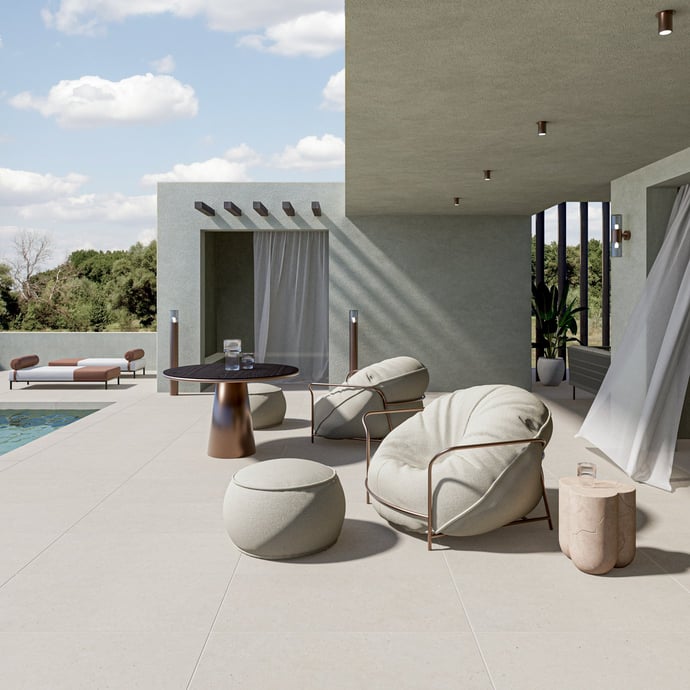 Grey Uniform Dotted Stone 20 mm outdoor