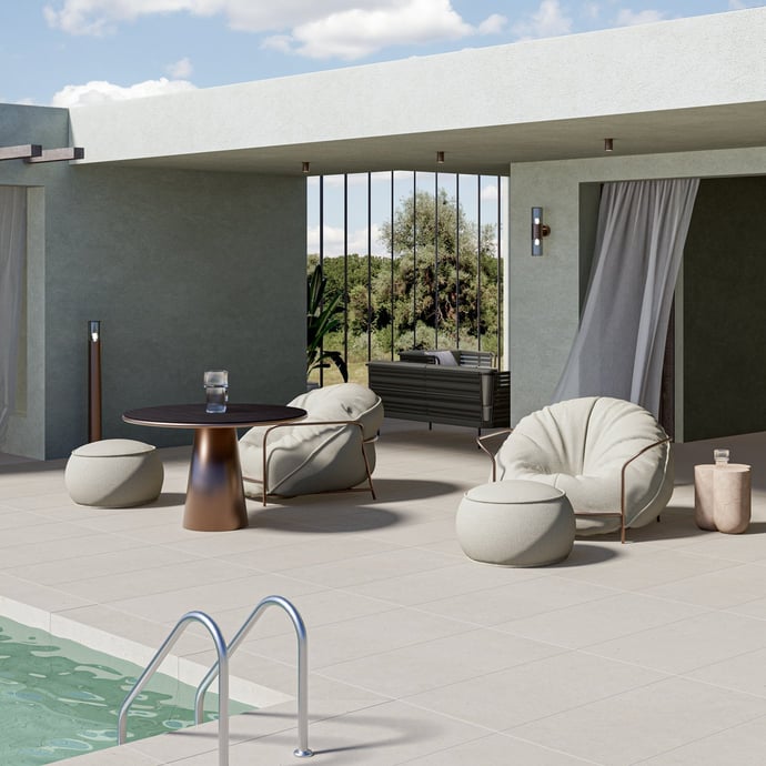 Grey Uniform Dotted Stone 20 mm outdoor