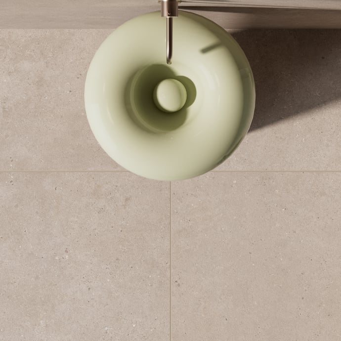 Einheitlicher Punktierter Stein Taupe