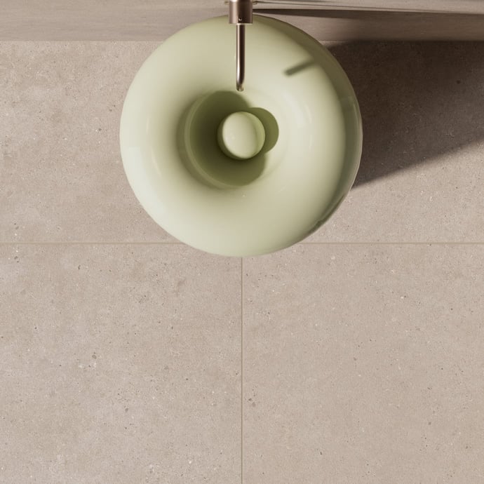 Einheitlicher Punktierter Stein Taupe