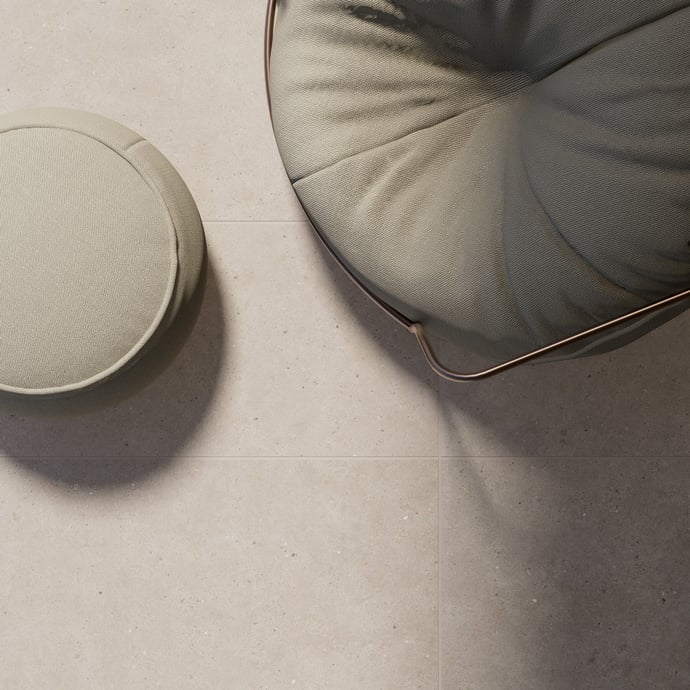Einheitlicher Punktierter Stein Taupe für den Außenbereich R11