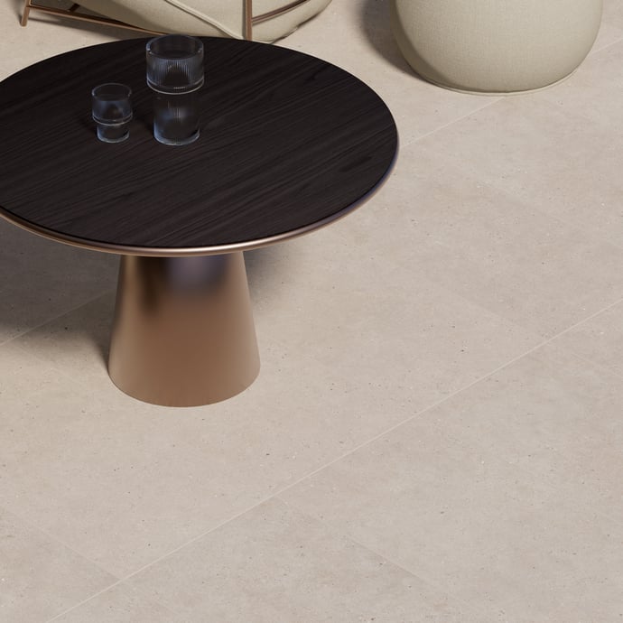 Einheitlicher Punktierter Stein Taupe 20 mm Outdoor