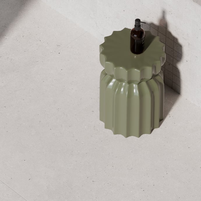 Einheitlicher Punktierter Stein Grau